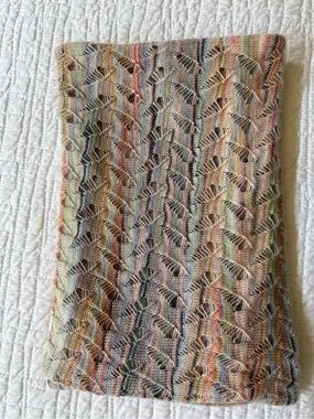 Missoni Pastel Multicolor Knit Scarf